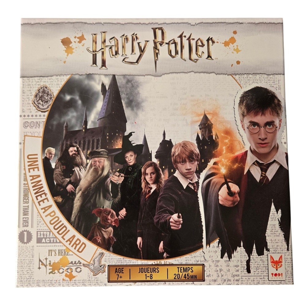 Harry Potter Jeu de société Une Annee A‎ Poudlard Topi Games